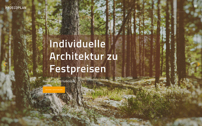 Website proecoplan.de