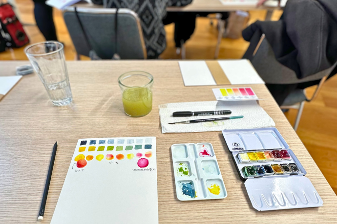 Workshop: Handlettering trifft Aquarell