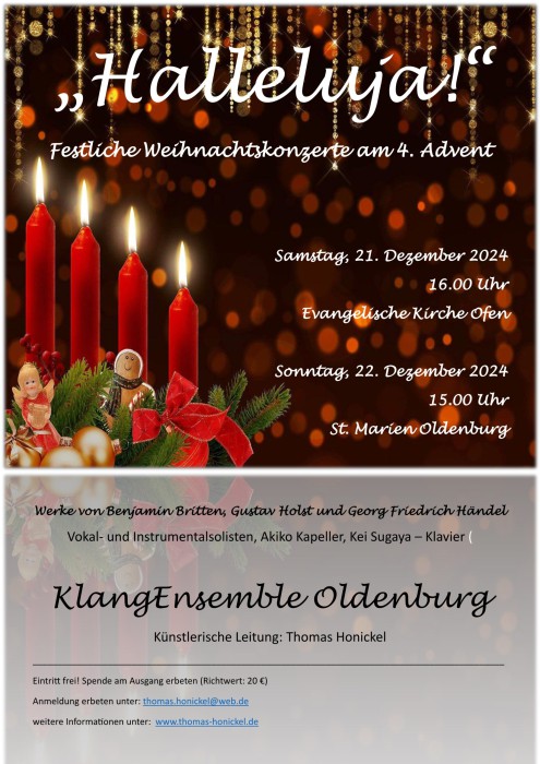 Weihnachtskonzert 4. Advent